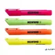Szövegkiemelő készlet, 0,5-5 mm, KORES "High Liner Plus", 4 különböző szín