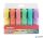 Szövegkiemelő készlet, 0,5-5 mm, KORES 'Bright Liner Plus Pastel', 6 különböző szín