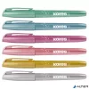 Szövegkiemelő készlet, 3-5 mm, KORES "Glitter", 6 különböző csillámos szín