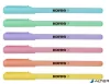 Golyóstoll, 1,0 mm, kupakos, háromszögletű, KORES "KOR-M Pastel", kék