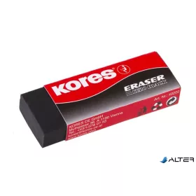 Radír, KORES 'KE-20', fekete