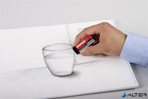 Radír, KORES 'KE-20', fekete