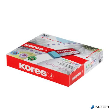 Radír display, KORES "KE-30", pasztell színek