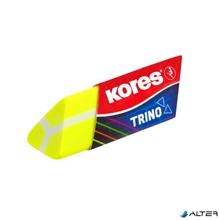 Radír, KORES 'Trino', vegyes neon színek