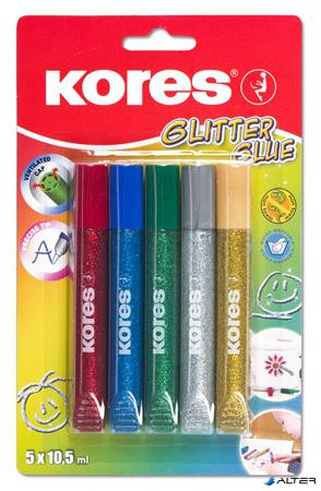 Csillámos ragasztó, standard, KORES