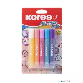 Csillámos ragasztó, pasztell, KORES