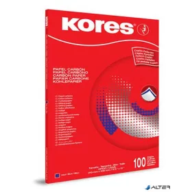 Indigó, A4, kézi, KORES, 100 lap, kék
