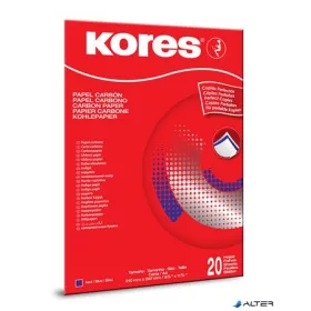 Indigó, A4, kézi, KORES, 20 lap, kék