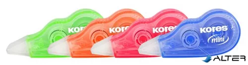 Hibajavító roller, 5 mm x 5 m, KORES "Mini", vegyes szín