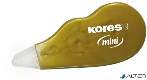 Hibajavító roller, 5 mm x 5 m, KORES 'Mini', ezüst/arany