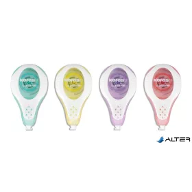   Hibajavító roller, 4,2 mm x 8 m, KORES "2WAY Pastel", vegyes pasztell színekben