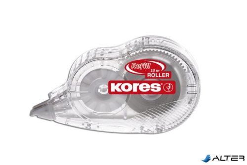 Hibajavító roller, 4,2 mm x 10 m, utántölthető, KORES "Refill Roller"