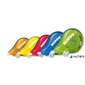   Hibajavító roller, 4,2 mm x 8 m, KORES 'Scooter', vegyes színek