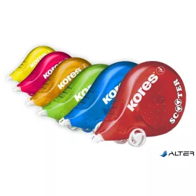   Hibajavító roller, 4,2 mm x 8 m, KORES "Scooter", vegyes színek