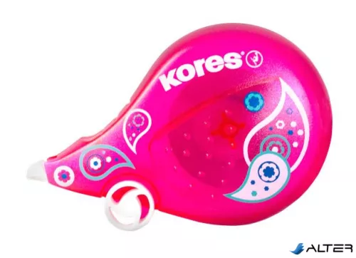Hibajavító roller, 4,2 mm x 8 m, KORES "Fantasy Scooter, Paisley", vegyes színek