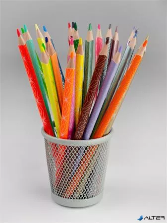 Színes ceruza készlet, háromszögletű, KORES 'Kolores Style', 15 különböző szín