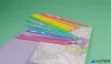Színes ceruza készlet, háromszögletű, KORES 'Kolores Pastel', 12 pasztell szín