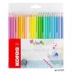 Színes ceruza készlet, háromszögletű, KORES 'Kolores Pastel', 24 pasztell szín