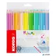 Színes ceruza készlet, háromszögletű, KORES 'Kolores Pastel', 24 pasztell szín