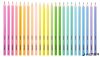 Színes ceruza készlet, háromszögletű, KORES 'Kolores Pastel', 24 pasztell szín