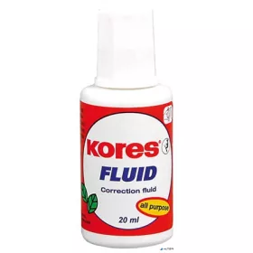  Hibajavító folyadék, oldószeres, 20 ml, KORES "Fluid"