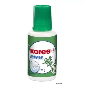   Hibajavító folyadék, vízbázisú, szivacsos, 20 ml, KORES 'Aqua Soft Tip'