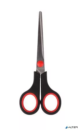 Olló, irodai, 16 cm, VICTORIA OFFICE, fekete