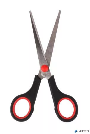 Olló, irodai, 16 cm, VICTORIA OFFICE, fekete