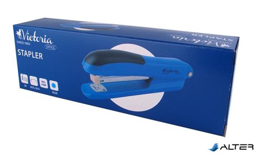 Tűzőgép, 24/6, 26/6, 20 lap, VICTORIA OFFICE, "Full-Strip", kék