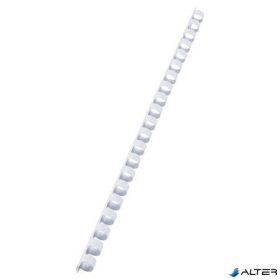 Spirál, műanyag, 10 mm, 41-55 lap, VICTORIA, fehér