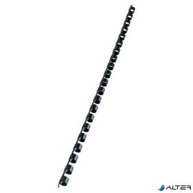 Spirál, műanyag, 10 mm, 41-55 lap, VICTORIA, fekete