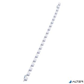 Spirál, műanyag, 6 mm, 10-20 lap, VICTORIA OFFICE, fehér