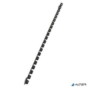 Spirál, műanyag, 6 mm, 10-20 lap, VICTORIA, fekete