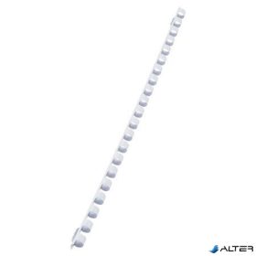 Spirál, műanyag, 8 mm, 21-40 lap, VICTORIA OFFICE, fehér