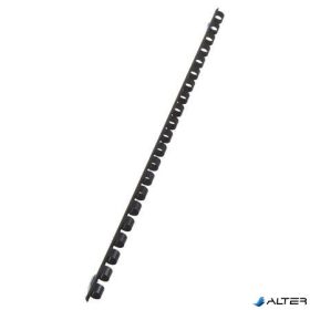 Spirál, műanyag, 8 mm, 21-40 lap, VICTORIA OFFICE, fekete