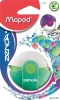 Radír, műanyag tokos, MAPED "Zenoa"