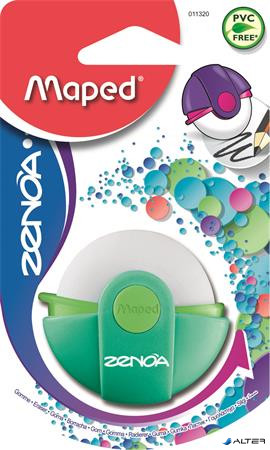 Radír, műanyag tokos, MAPED 'Zenoa'