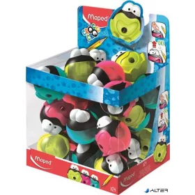   Hegyező display, egylyukú, tartályos, MAPED "Croc Croc", béka, vegyes színek