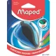 Hegyező, kétlyukú, tartályos, MAPED "Clean", vegyes színek