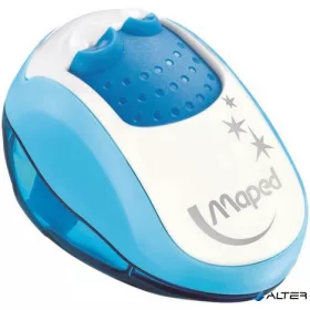   Hegyező, kétlyukú, tartályos, MAPED "Clean", vegyes színek