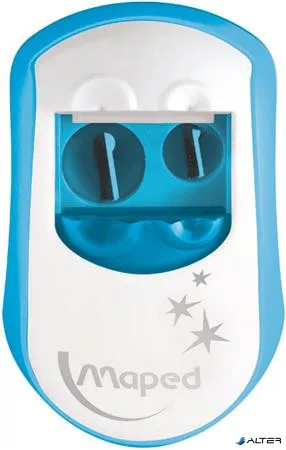 Hegyező, kétlyukú, tartályos, MAPED "Clean", vegyes színek