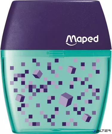 Hegyező, kétlyukú, tartályos, MAPED 'Pixel Party Shaker'