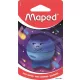 Hegyező, egylyukú, tartályos, MAPED „Planet”, bolygók, vegyes minták