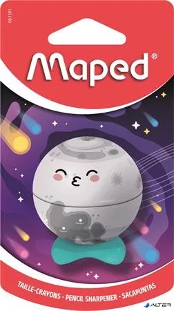 Hegyező, egylyukú, tartályos, MAPED „Planet”, bolygók, vegyes minták