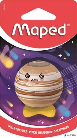 Hegyező, egylyukú, tartályos, MAPED „Planet”, bolygók, vegyes minták