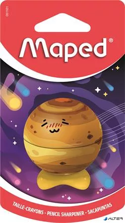 Hegyező, egylyukú, tartályos, MAPED „Planet”, bolygók, vegyes minták