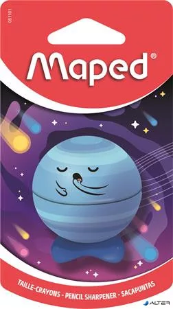Hegyező, egylyukú, tartályos, MAPED „Planet”, bolygók, vegyes minták