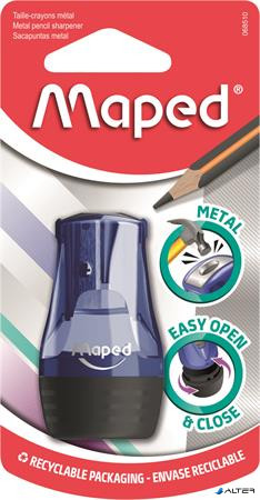 Hegyező, egylyukú, tartályos, MAPED 'Tonic', vegyes színek