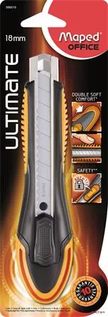 Univerzális kés, 18 mm, jobbkezes, 'Ultimate', MAPED