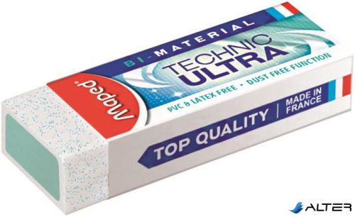 Radír display, papírtokkal, 20 db, MAPED 'Technic Ultra'